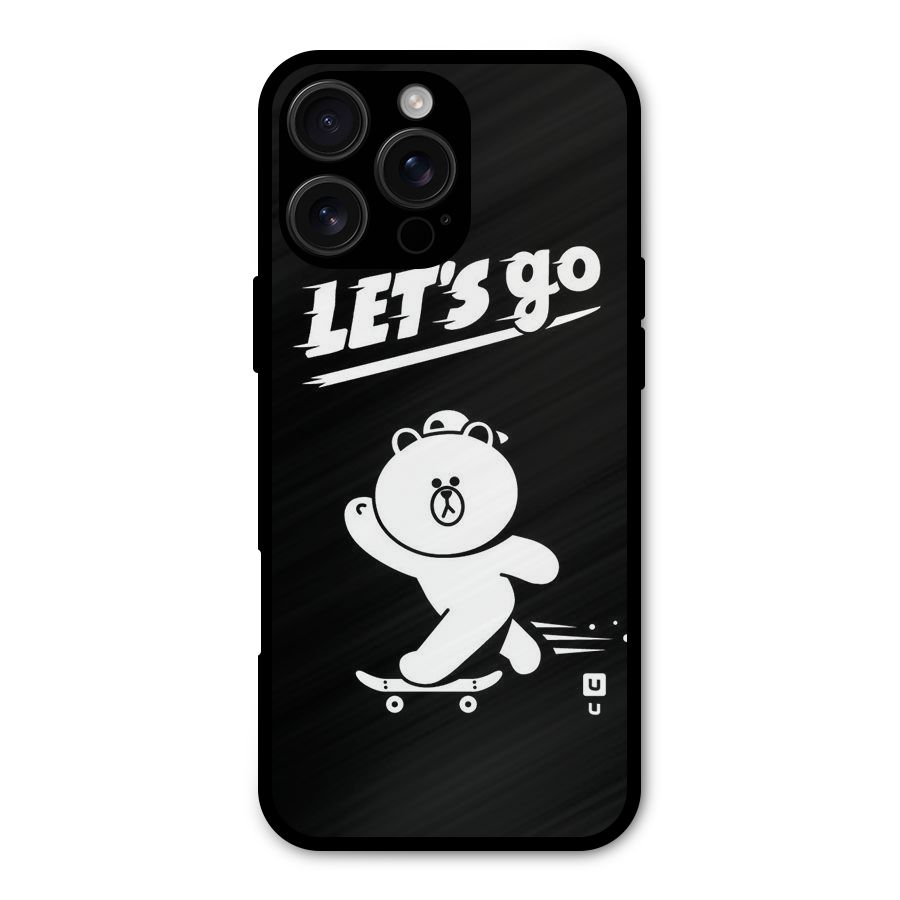 Lets Go Art Metal Back Case for iPhone 16 Pro Max