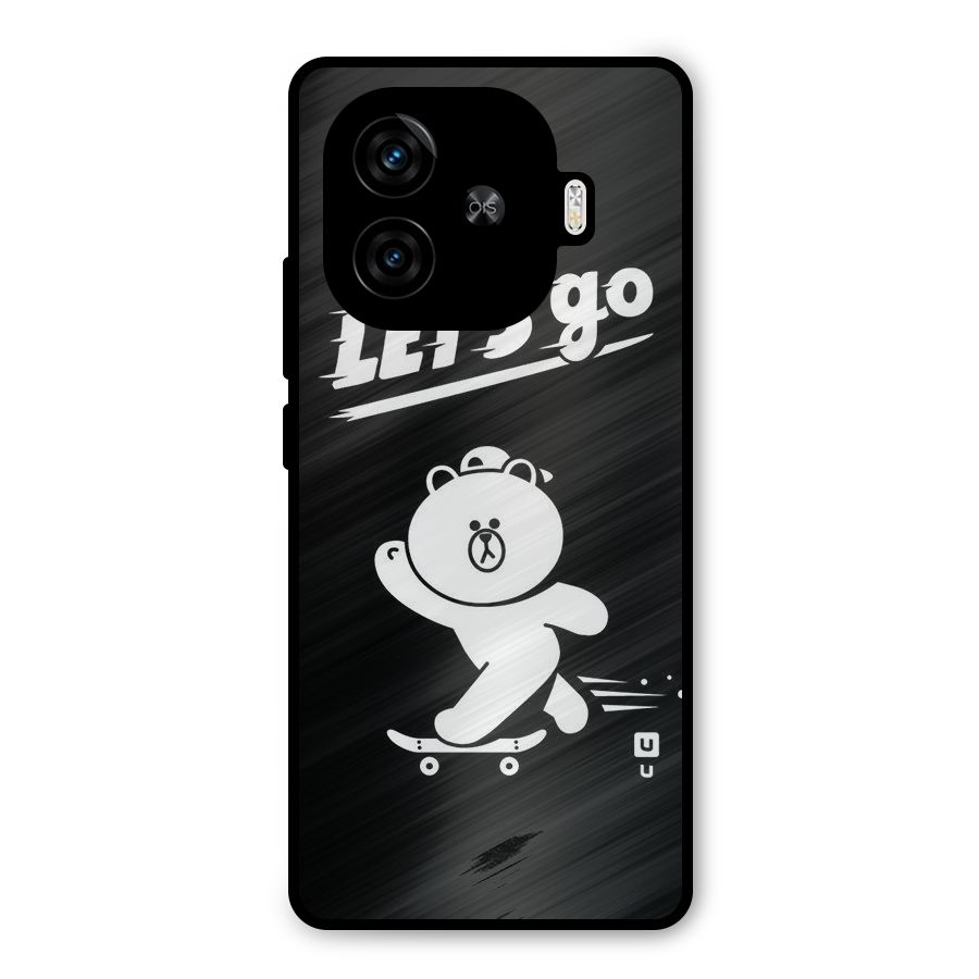 Lets Go Art Metal Back Case for iQOO Z9 Turbo