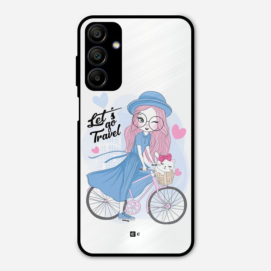 Lets Go Travel Metal Back Case for Galaxy A15 5G