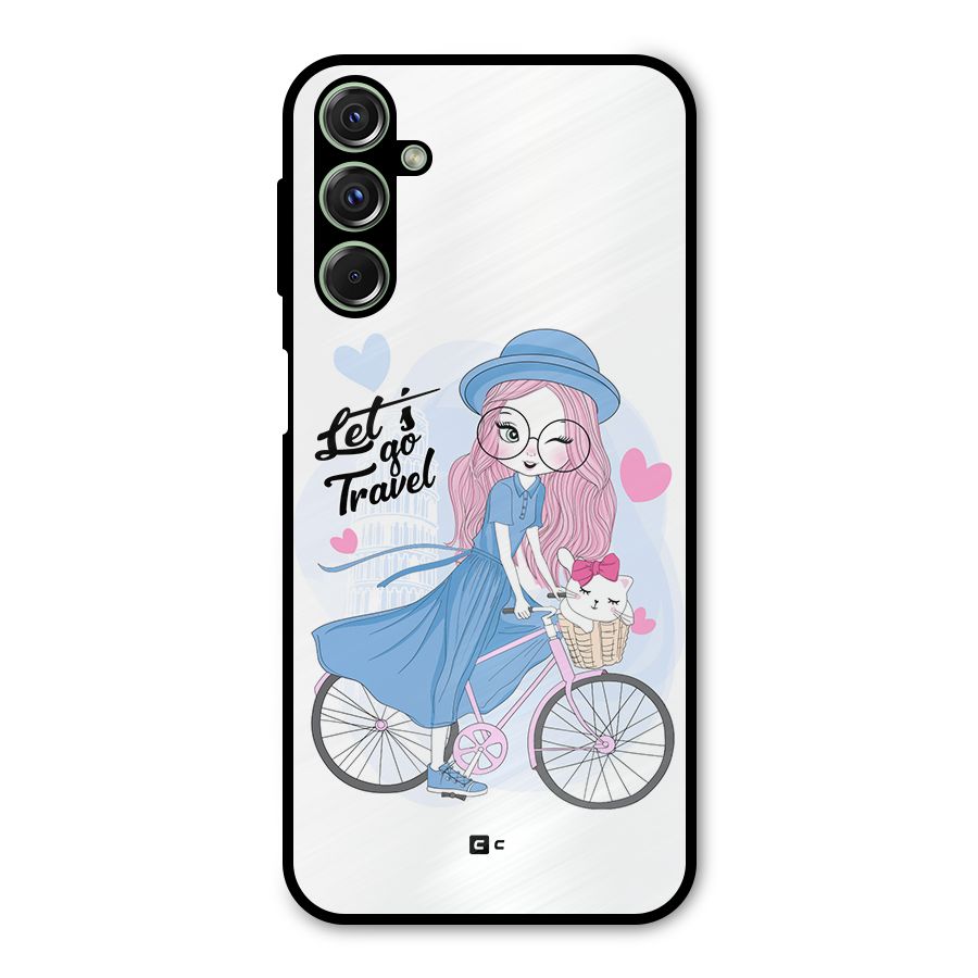 Lets Go Travel Metal Back Case for Galaxy F34