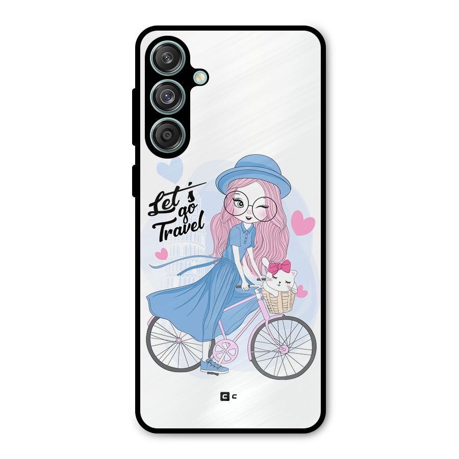 Lets Go Travel Metal Back Case for Galaxy M55 5G