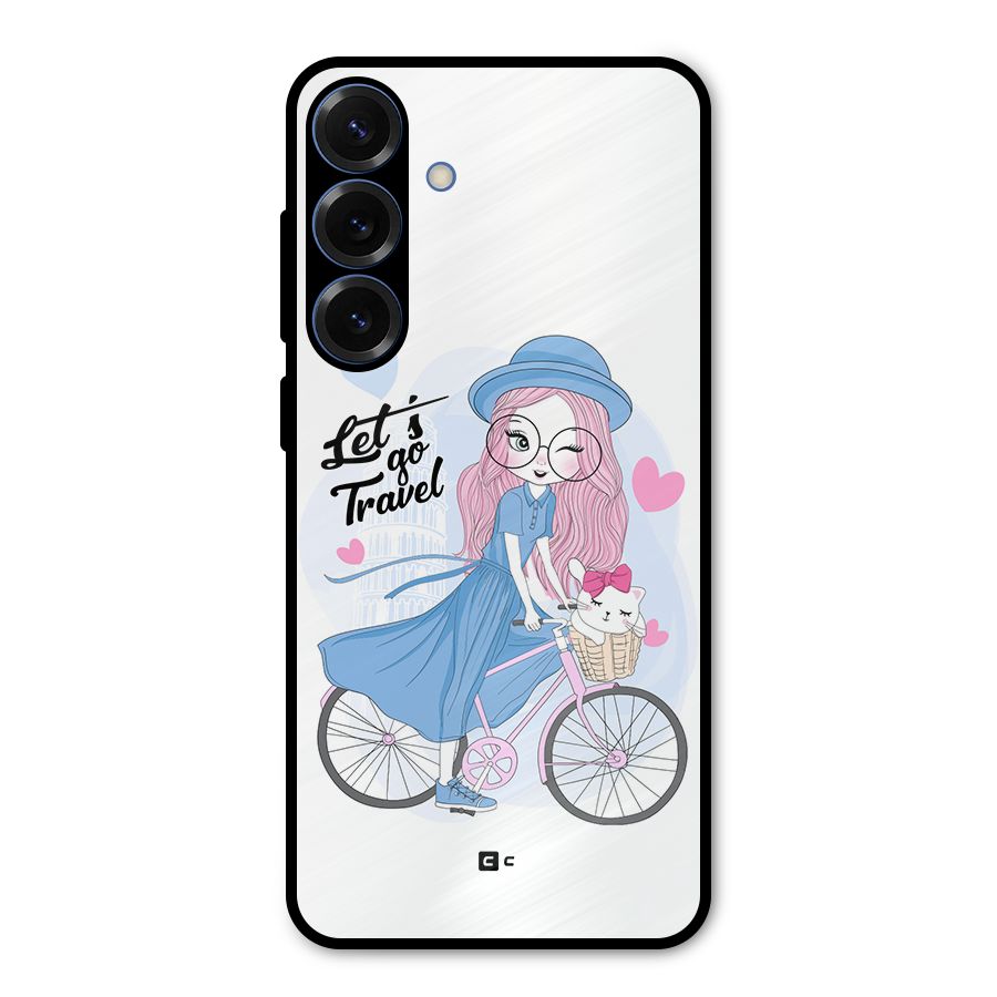 Lets Go Travel Metal Back Case for Galaxy S25 Plus