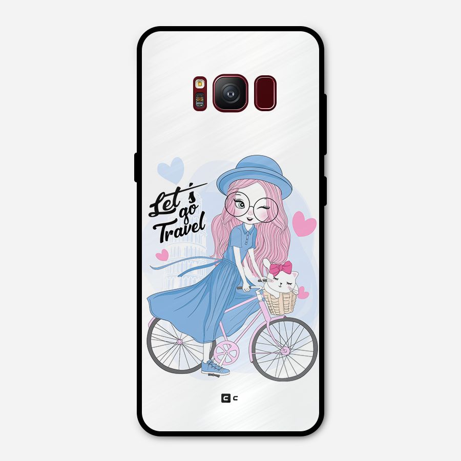 Lets Go Travel Metal Back Case for Galaxy S8