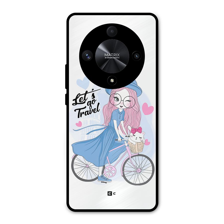 Lets Go Travel Metal Back Case for Honor X9b