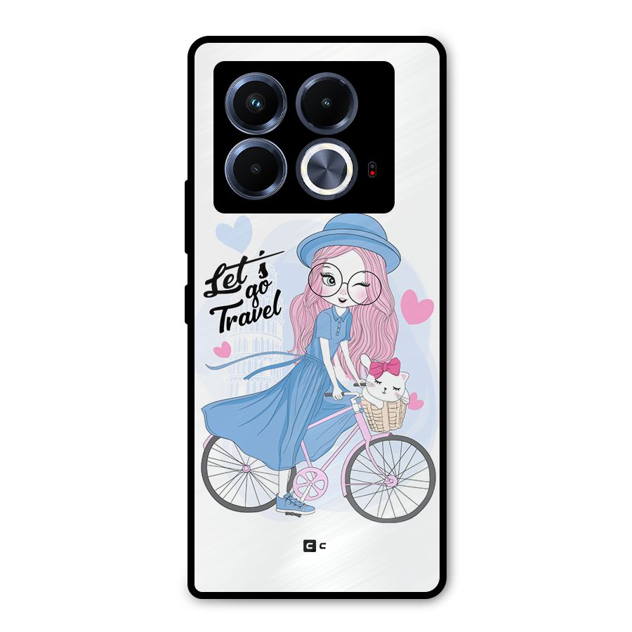 Lets Go Travel Metal Back Case for Infinix Note 40 5G