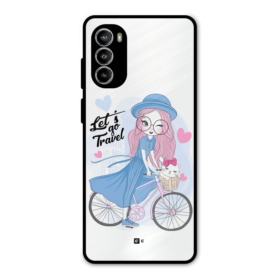 Lets Go Travel Metal Back Case for Moto G52