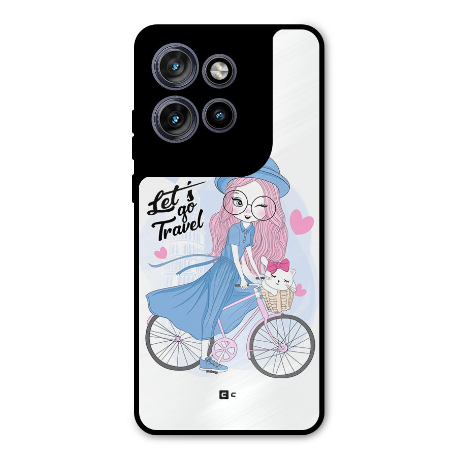 Lets Go Travel Metal Back Case for Motorola Edge 50 Neo