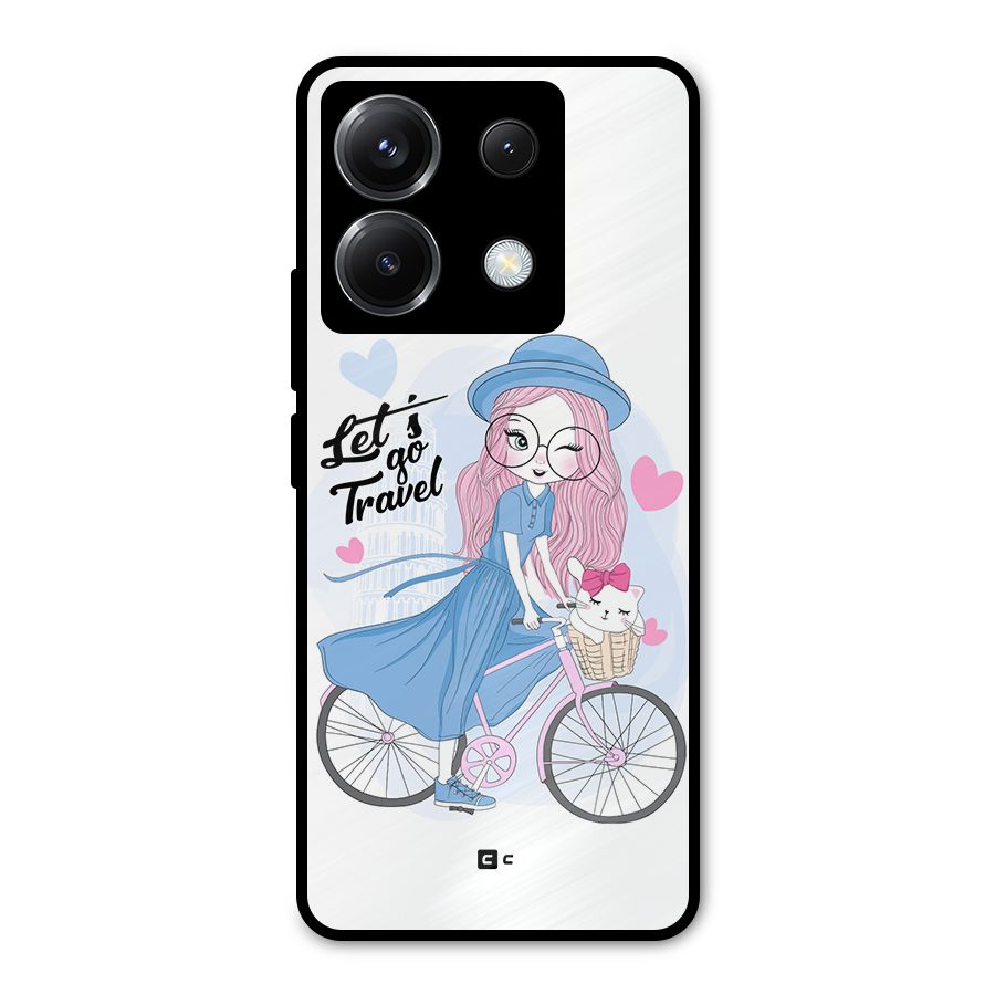 Lets Go Travel Metal Back Case for Poco X6