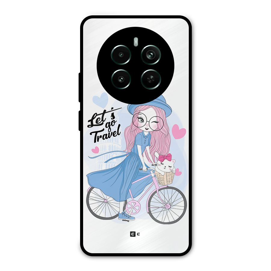 Lets Go Travel Metal Back Case for Realme 12 Plus