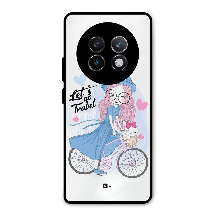 Lets Go Travel Metal Back Case for Realme 13 Plus