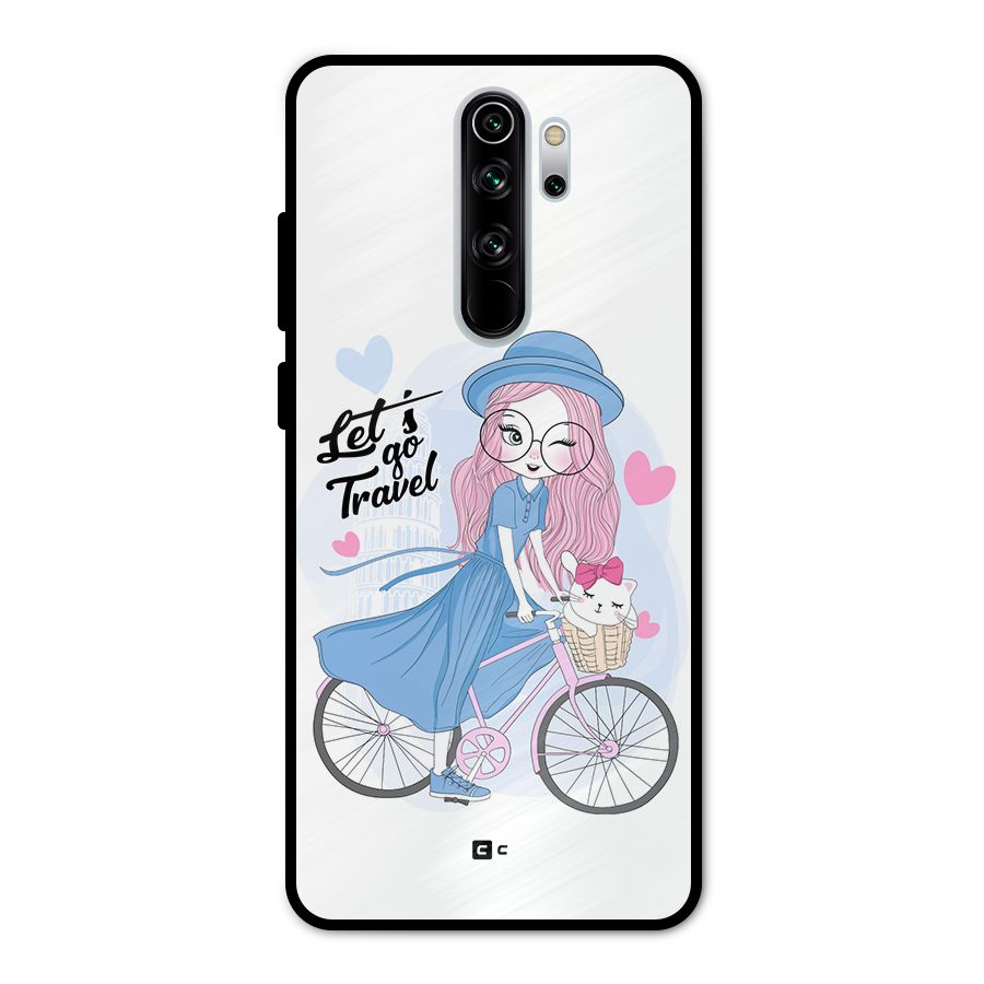 Lets Go Travel Metal Back Case for Redmi Note 8 Pro