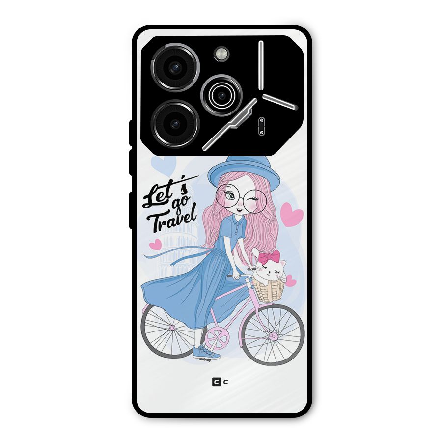 Lets Go Travel Metal Back Case for Tecno Pova 6 Pro