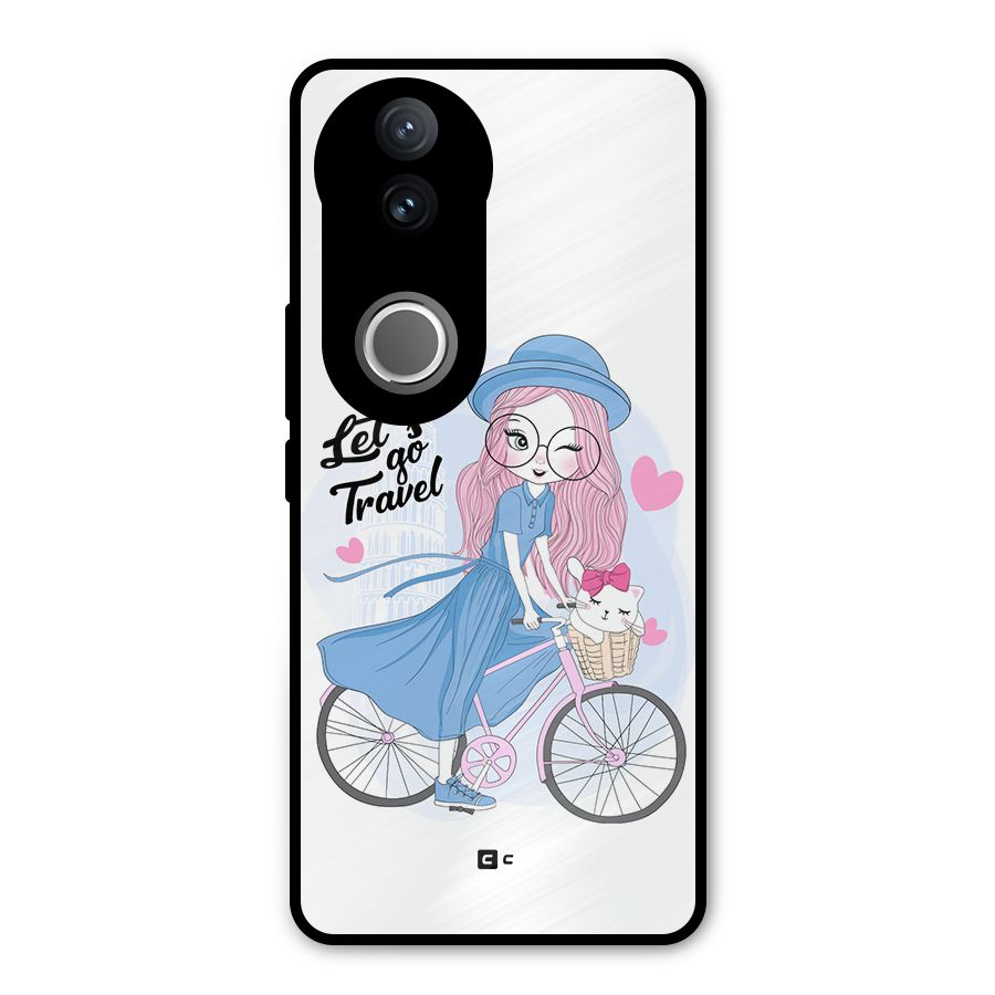 Lets Go Travel Metal Back Case for Vivo V50e