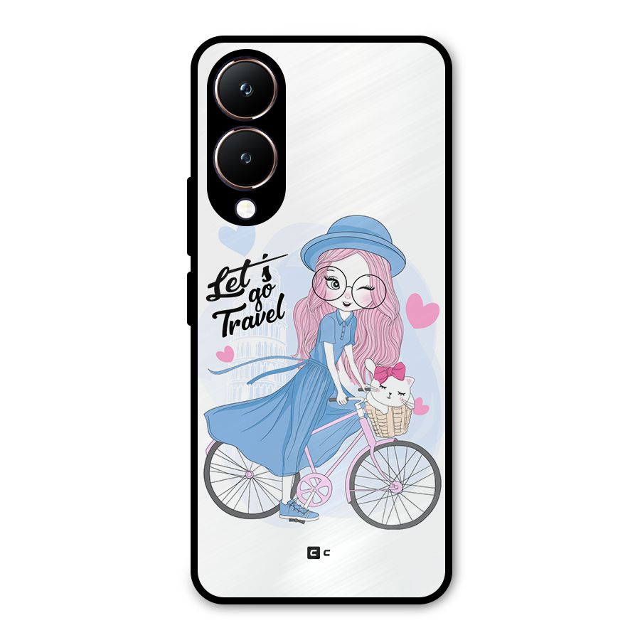 Lets Go Travel Metal Back Case for Vivo Y28