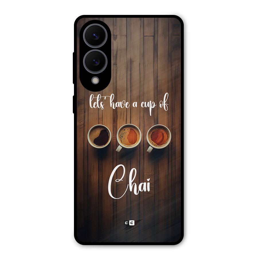 Lets Have A Cup Of Chai Metal Back Case for Galaxy S25 Edge