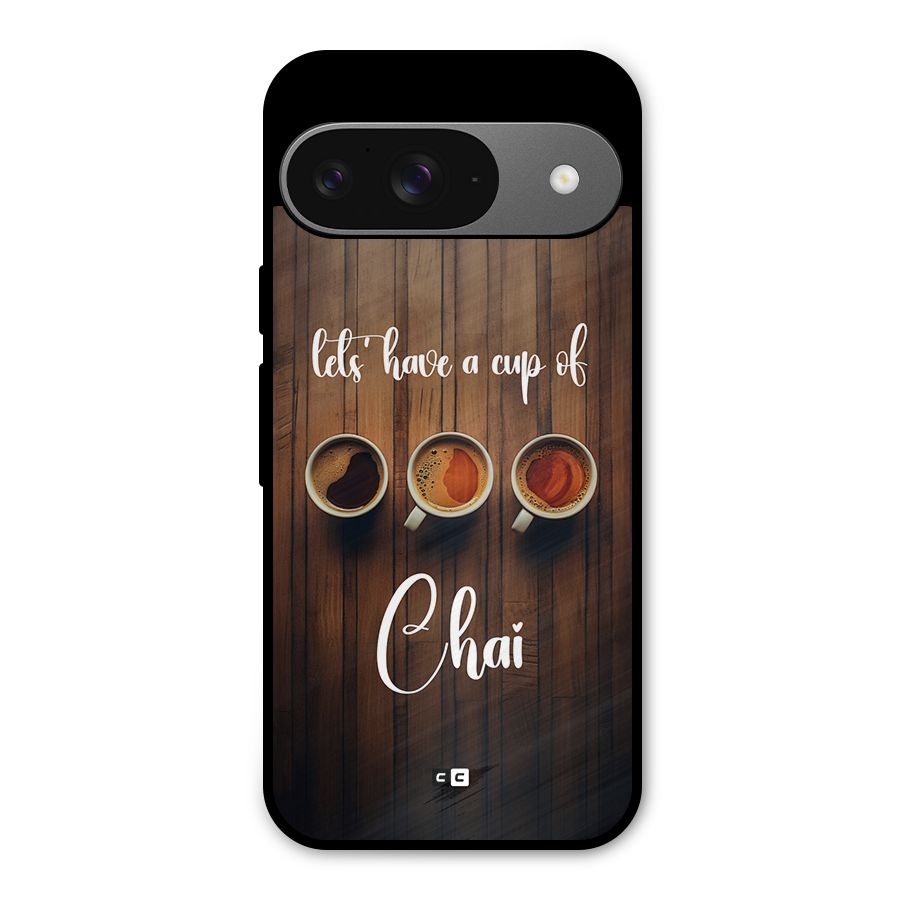 Lets Have A Cup Of Chai Metal Back Case for Google Pixel 9