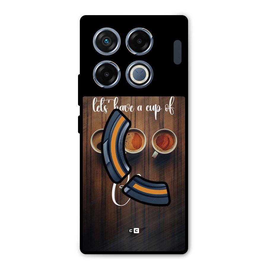 Lets Have A Cup Of Chai Metal Back Case for Infinix GT 20 Pro