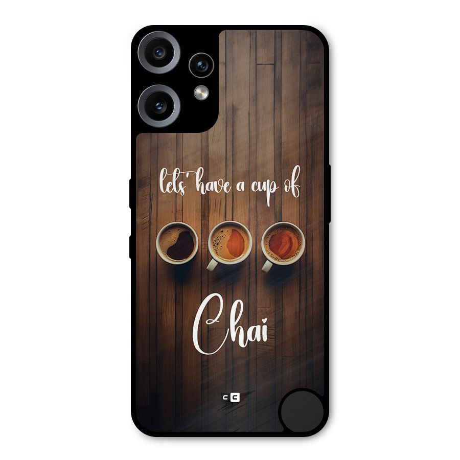 Lets Have A Cup Of Chai Metal Back Case for Nothing CMF Phone 2 Pro