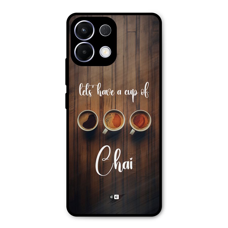 Lets Have A Cup Of Chai Metal Back Case for Oppo K13