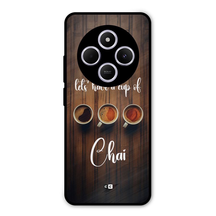Lets Have A Cup Of Chai Metal Back Case for Poco M7