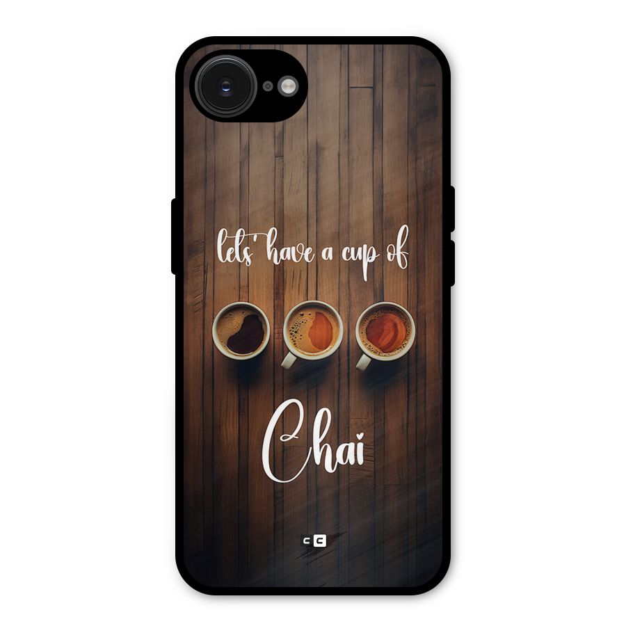 Lets Have A Cup Of Chai Metal Back Case for iPhone 16e