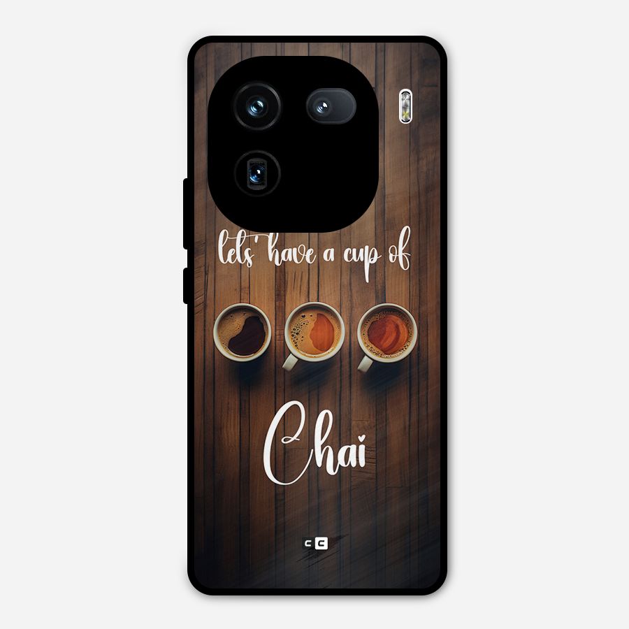 Lets Have A Cup Of Chai Metal Back Case for iQOO 12