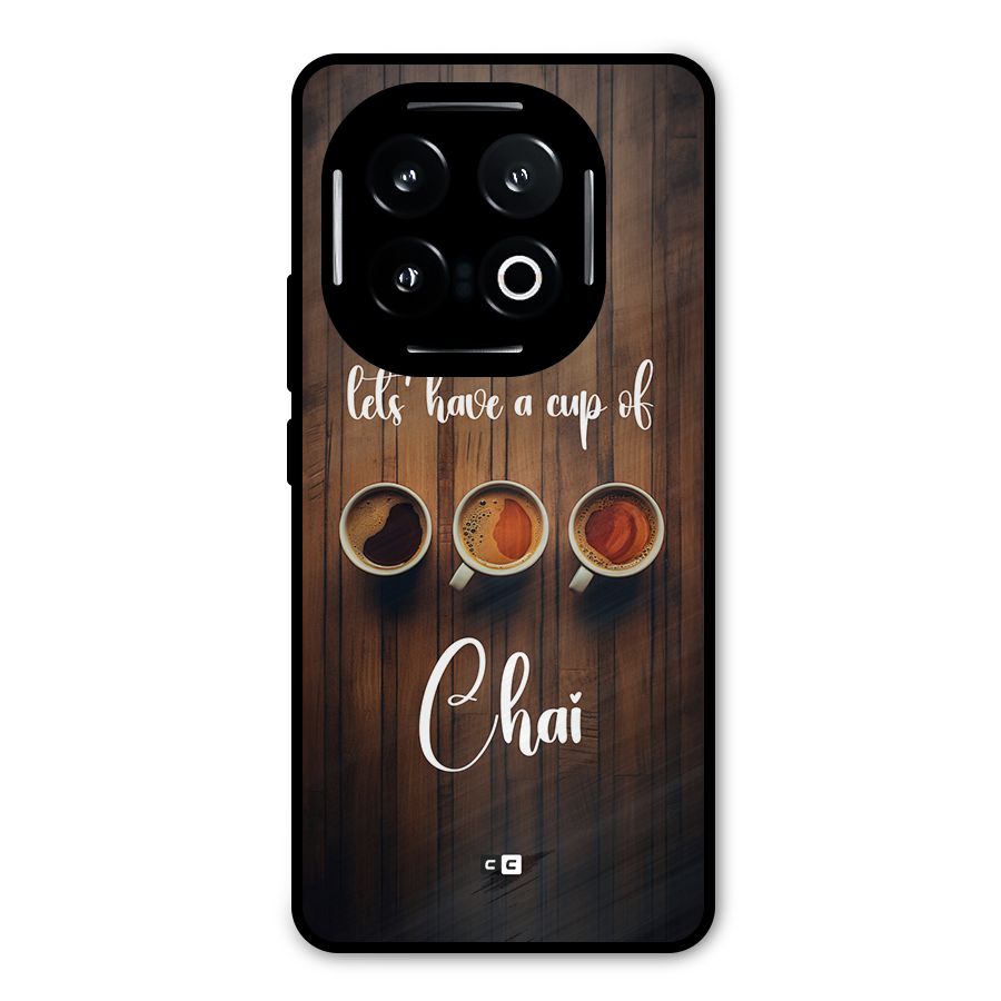 Lets Have A Cup Of Chai Metal Back Case for iQOO 13