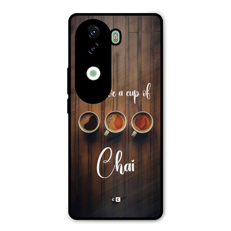 Lets Have A Cup Of Chai Metal Back Case for iQOO Z9s