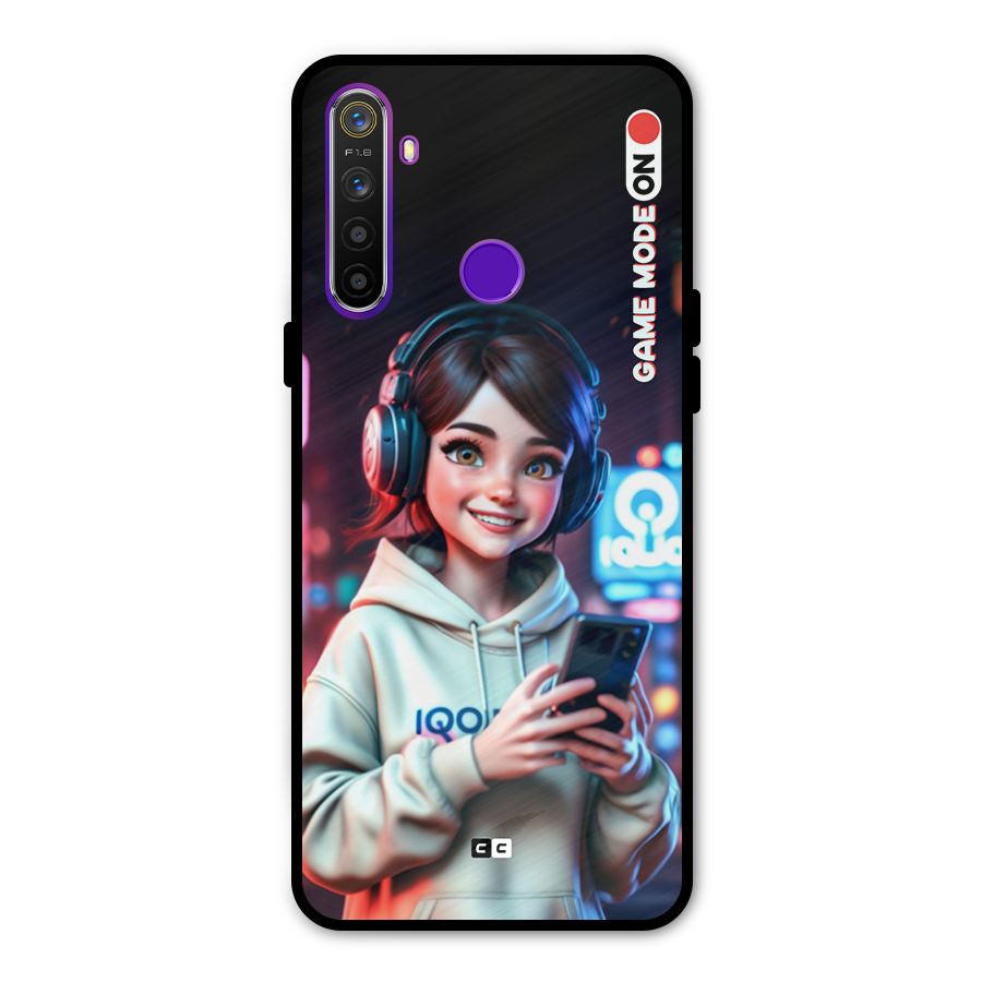 Lets Play Glass Back Case for Realme 5s