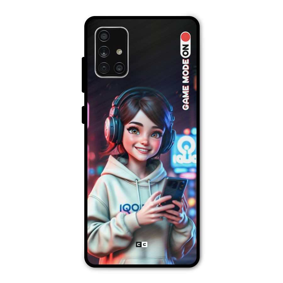 Lets Play Metal Back Case for Galaxy A71