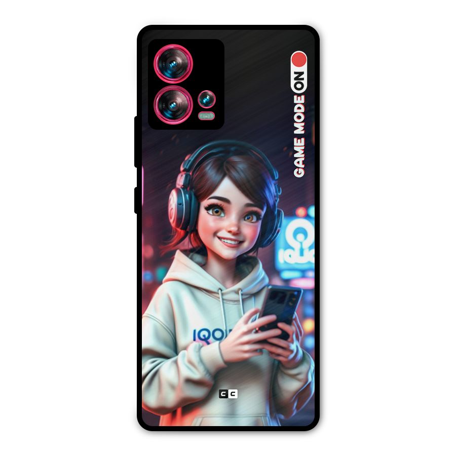 Lets Play Metal Back Case for Motorola Edge 30 Fusion
