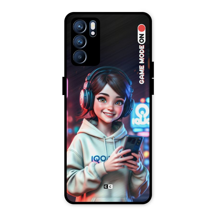 Lets Play Metal Back Case for Oppo Reno6 5G