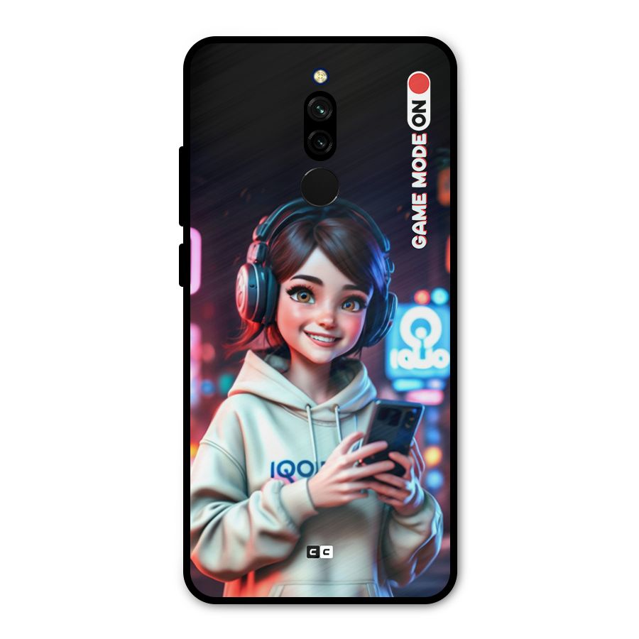 Lets Play Metal Back Case for Redmi 8
