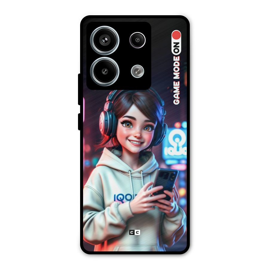 Lets Play Metal Back Case for Redmi Note 13 Pro 5G
