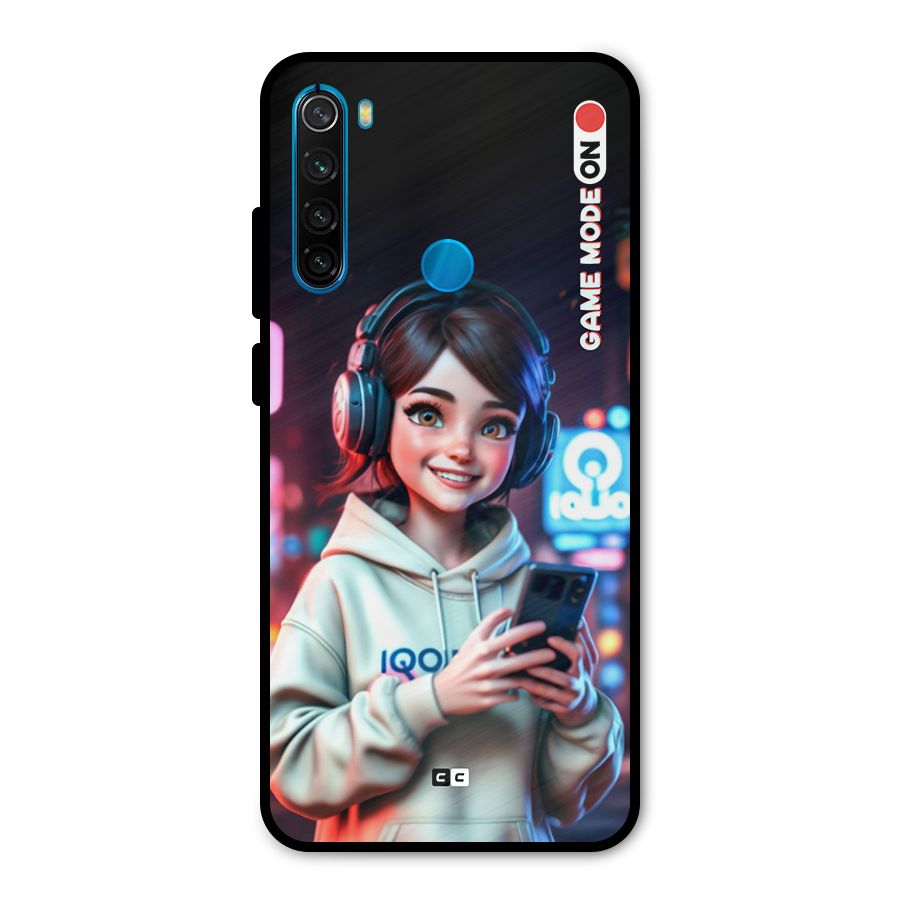 Lets Play Metal Back Case for Redmi Note 8