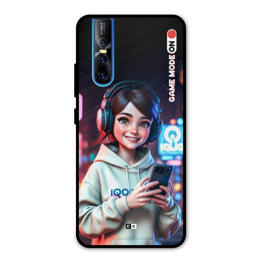 Lets Play Metal Back Case for Vivo V15 Pro