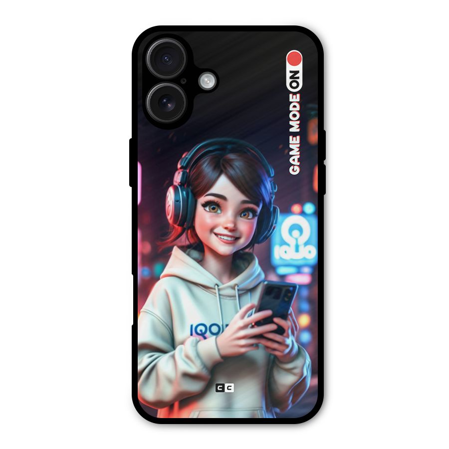Lets Play Metal Back Case for iPhone 16 Plus