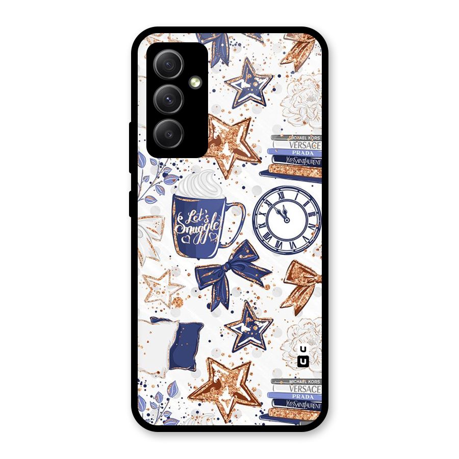 Lets Snuggle Glass Back Case for Galaxy A34