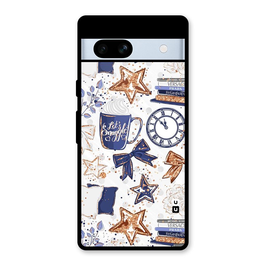 Lets Snuggle Glass Back Case for Google Pixel 7a