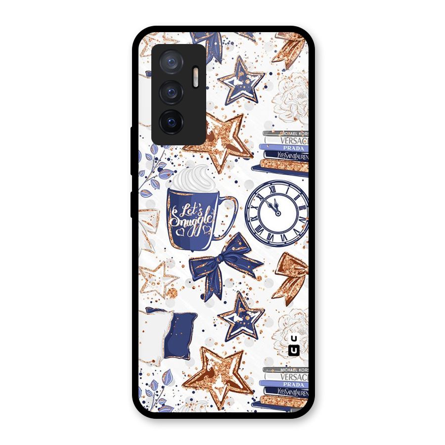 Lets Snuggle Glass Back Case for Vivo V23e