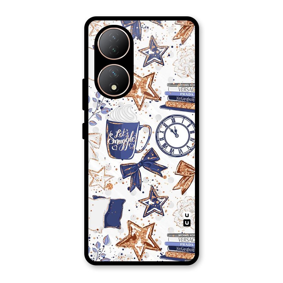 Lets Snuggle Glass Back Case for Vivo Y100A