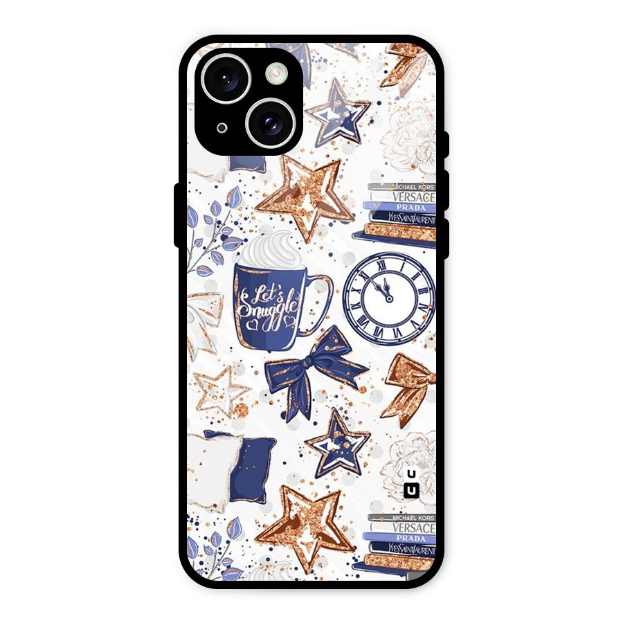 Lets Snuggle Glass Back Case for iPhone 15 Plus