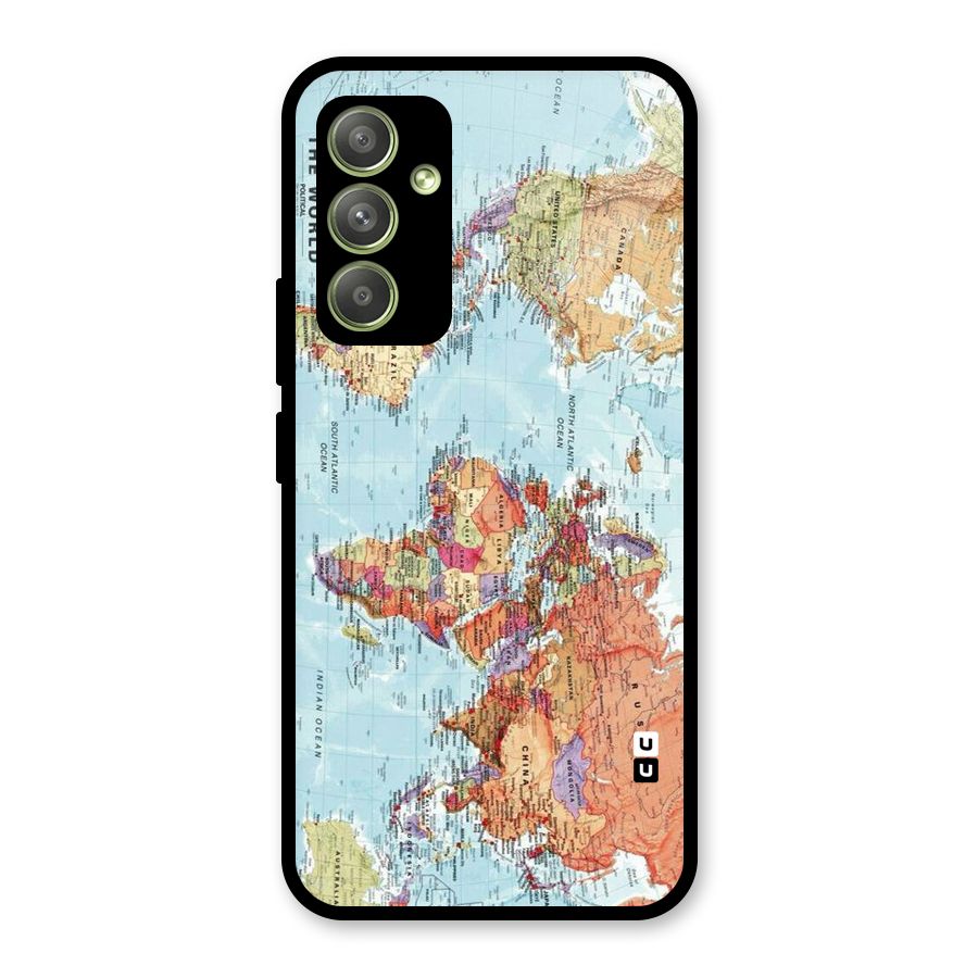 Lets Travel The World Glass Back Case for Galaxy A54