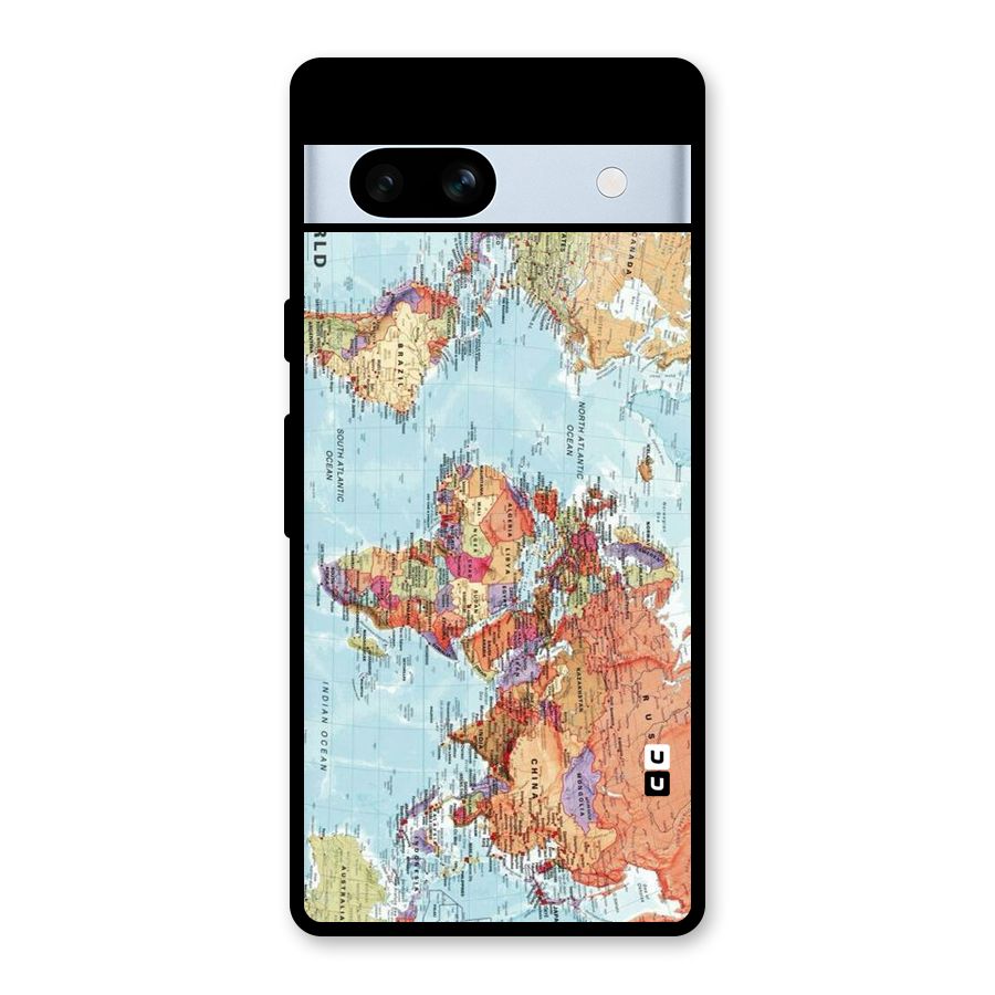 Lets Travel The World Glass Back Case for Google Pixel 7a