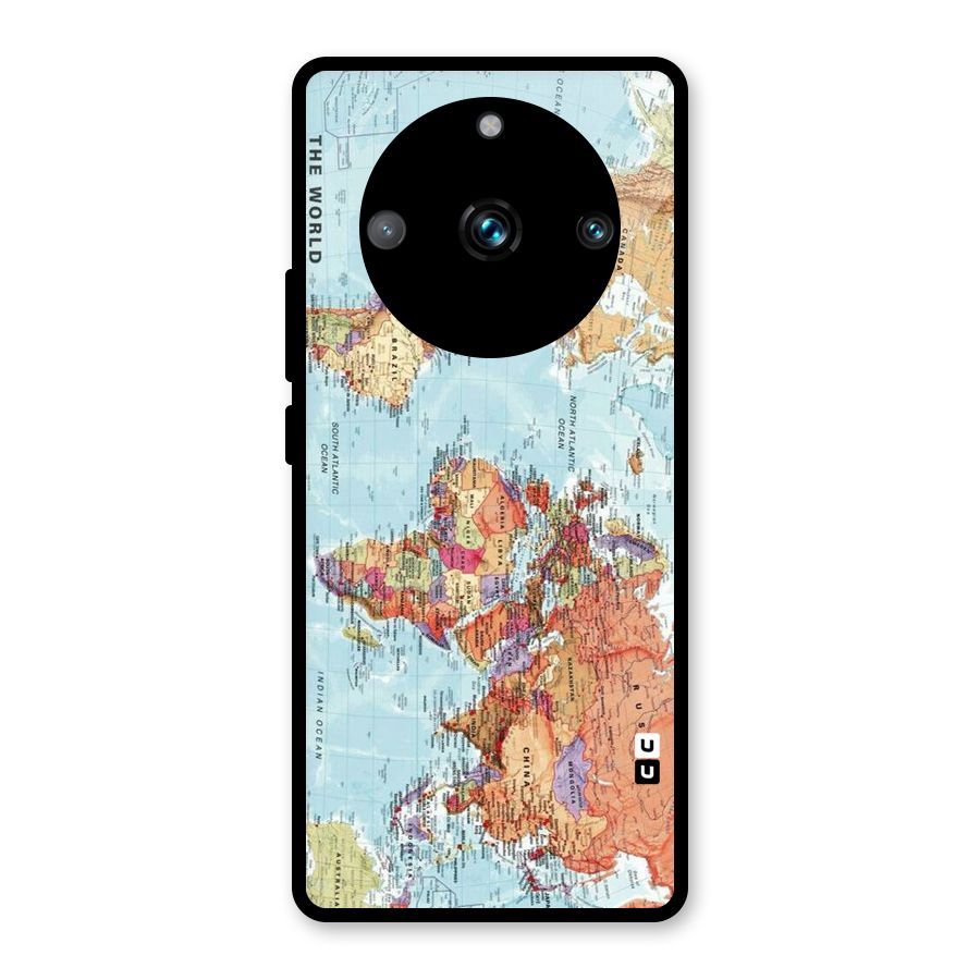 Lets Travel The World Glass Back Case for Realme Narzo 60 Pro