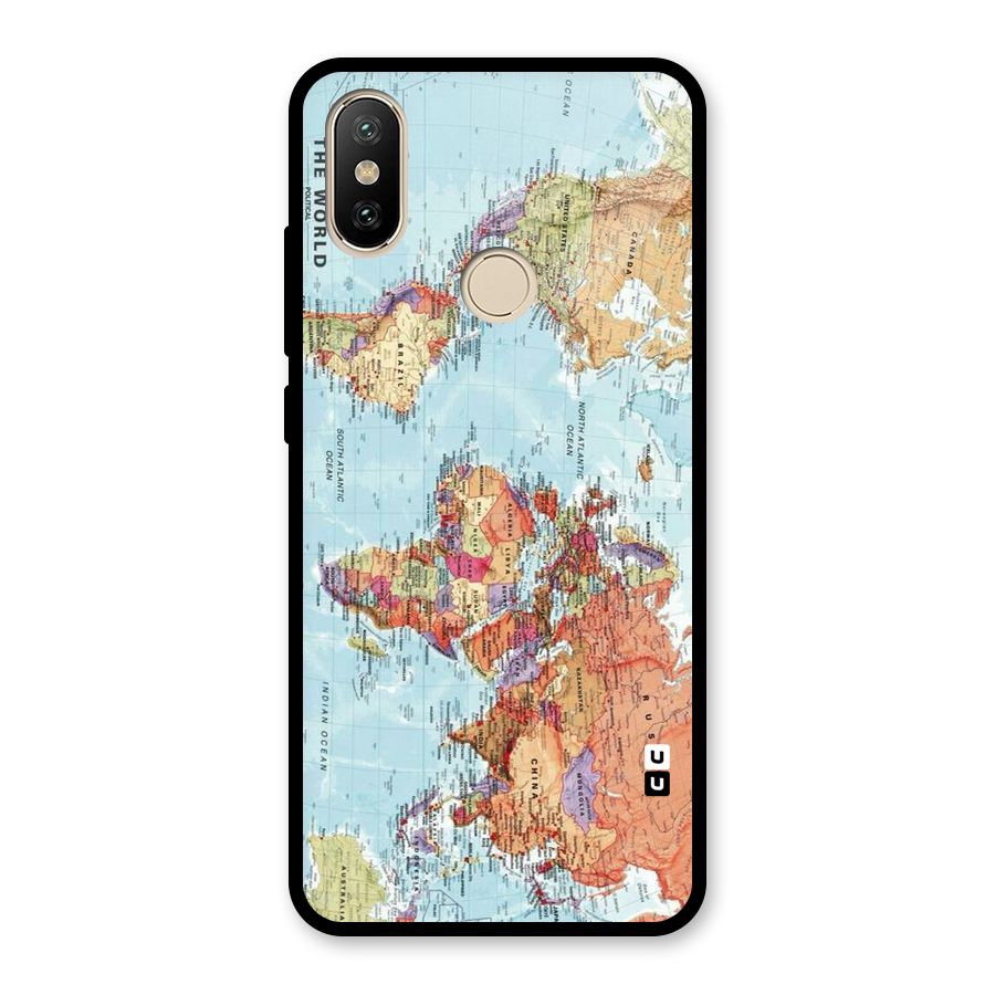 Lets Travel The World Glass Back Case for Redmi A2