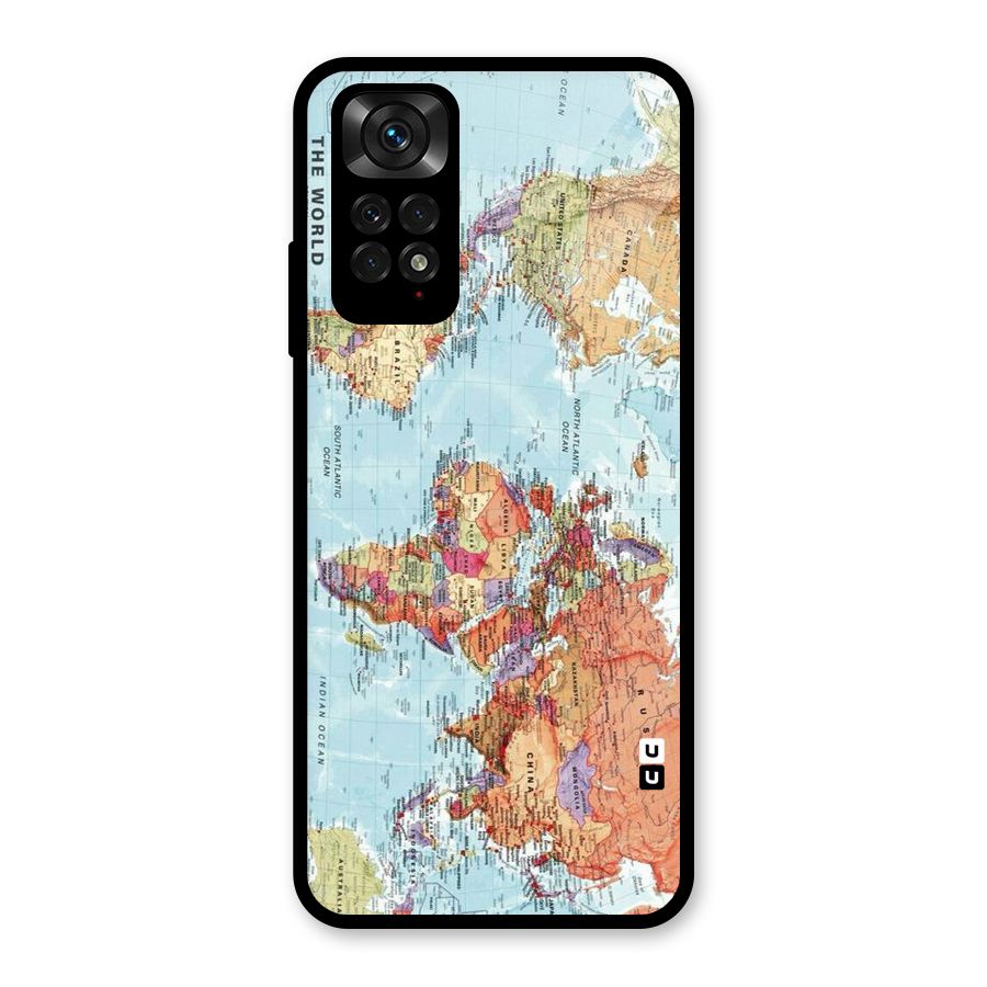 Lets Travel The World Glass Back Case for Redmi Note 11S