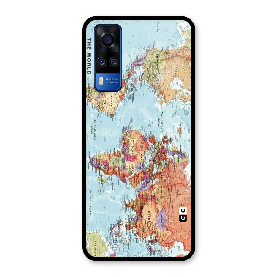 Lets Travel The World Glass Back Case for Vivo Y31