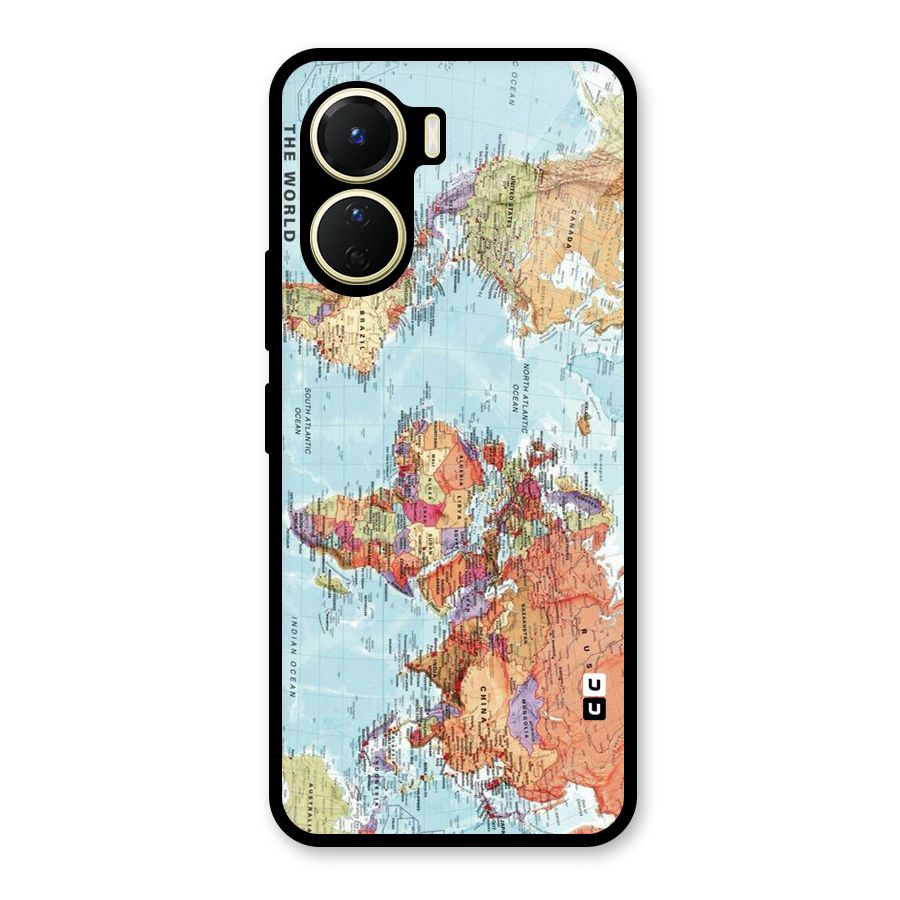Lets Travel The World Glass Back Case for Vivo Y56