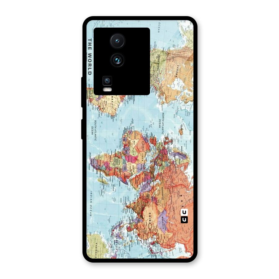 Lets Travel The World Glass Back Case for Vivo iQOO Neo 7 Pro
